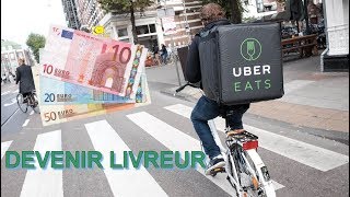 Comment devenir COURSIER ubereats et être auto ENTREPRENEUR [upl. by Nodnyl]