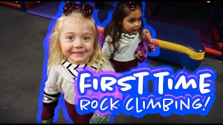 Everleigh and Ava go rock climbing for the first time I Foreverandforava [upl. by Devan]