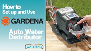 How To Set up and Use Gardena Auto Water Distributor [upl. by Nishi]