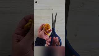 How to Make Pom Pom With HandBeautiful Flower Decor Idea Yarn Craft diyyarn [upl. by Irena]