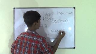 5th Grade Math How to Add Decimals Examples [upl. by Behah]