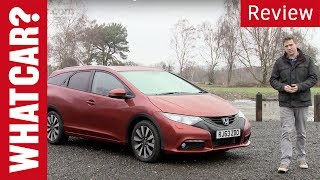 2014 Honda Civic Tourer review  What Car [upl. by Bjorn]