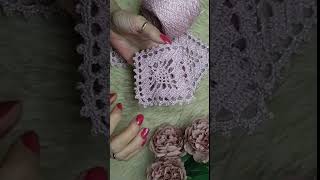 Cuadro crochet para mantelmuestrariocrochet videoshort [upl. by Alf]