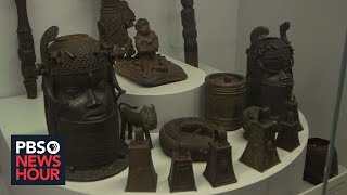 Museum works to repatriate artifacts looted from West Africa [upl. by Armil606]