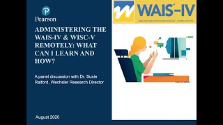 Administering the WAISIV and WISCV Remotely What Can I Learn and How [upl. by Eimrej106]