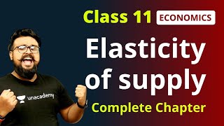 🔥 Elasticity of Supply class 11 economics Term 2 Complete chapter Gaurav Jain [upl. by Elwira]