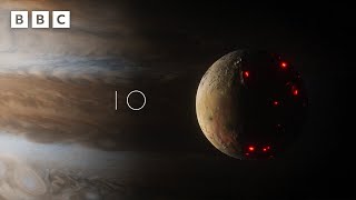 Jupiters moon Io – the most volcanic world in the solar system  BBC [upl. by Florio]