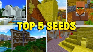 TOP 5 SEEDS for MINECRAFT 1122 [upl. by Garrick]