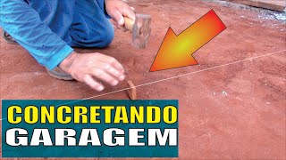 COMO PREPARAR UMA GARAGEM PARA CONCRETAR [upl. by Eded324]