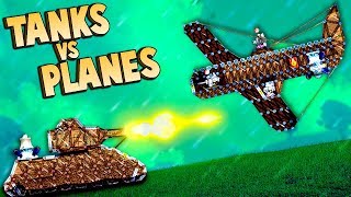 AIR STRIKE INCOMING Planes vs Tanks in Forts Forts Multiplayer Gameplay [upl. by Nit]