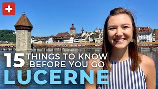 LUCERNE SWITZERLAND 15 Things To Know Before You Visit Lucerne [upl. by Werra]