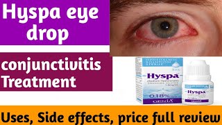 Hyspa eye drop  sodium hyaluronate conjunctivitis treatment lubricating eye drops kaise istemal [upl. by Sabelle]