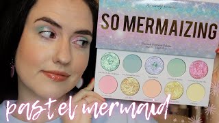 Klarity Kosmetics SO MERMAIZING Palette  NEW Pastel Indie Palette Swatches Tutorial  Review [upl. by Storfer]