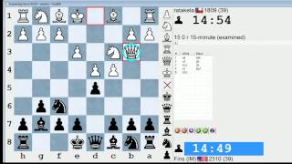 Standard Chess 33 ratakela vs IM Bartholomew Grunfeld Defense [upl. by Ruckman134]