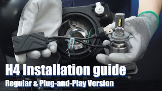 H4 series Installation guide  Regular amp plugandplay version [upl. by June]