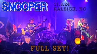 SNOOPER  Live  Nov 8th 2024  Raleigh NC  FULL SET [upl. by Reiners]