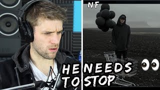 Rapper Reacts to NF NO EXCUSES  I CANT DO THIS ANYMORE AUDIO [upl. by Nnyleve]