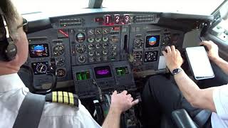 Cockpit view Private Boeing 727100  Takeoff from Sacramento McClellan MCC plus SCK Touch amp Go [upl. by Murray]