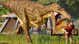 Jurassic World Evolution 2 11  Der SUCHOMIMUS amp das STERBEN der DINOSAURIER JWE 2 Deutsch [upl. by Ellevehc403]