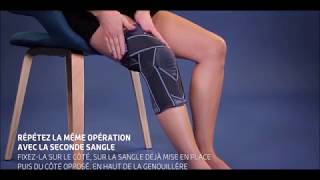 Thuasne  Genouillère ligamentaire Ligastrap Genu  Mise en place [upl. by Novyart]