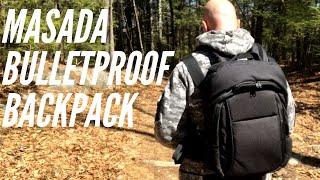 Masada BulletProof Backpack amp Front Panel EDC Backpack With Added Protection from ZFI Inc [upl. by Elleined]