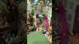 Robotime Rolife Millers Garden DIY Miniature Dollhouse DG108 [upl. by Assillam]