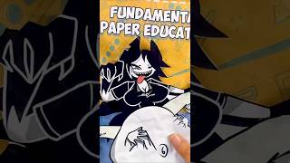 Fundamental Paper Education 💀 Miss Circle SUPER Pregnant Belly  fpe au paper DIY 💀 papercraft [upl. by Evonne156]