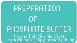 Preparation of Phosphate Buffer [upl. by Ebag]