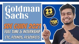 Goldman Sachs SDE Guide 2021 🔥  🌟 Internship amp Placement 🌟  Off Campus amp On Campus 🔥 [upl. by Eninahs]