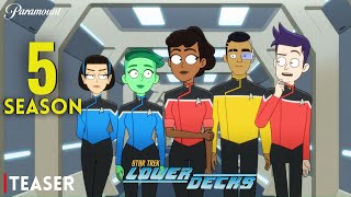 Star Trek Lower Decks Season 5 Teaser 2024  Release Date Update [upl. by Rosena950]