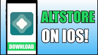 How to Get Altstore  Sideload IPAs to iOS NO COMPUTER [upl. by Malanie]