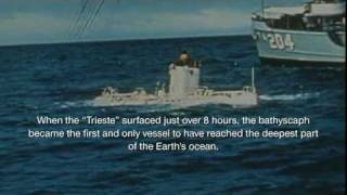 ROLEX History 1960 Bathyscaph Trieste Record Divempg [upl. by Atnohs]