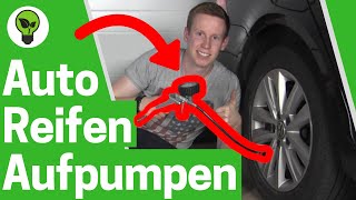 Autoreifen Aufpumpen Tankstelle ✅ ULTIMATIVE ANLEITUNG Wie Auto Reifendruck prüfen amp Auffüllen [upl. by Llerdnam534]