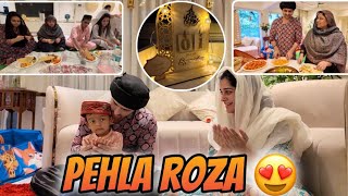 Pehla Roza Alhamdulillah  Sehri Se Iftar Tak  Decor ka Saman Tod Diya  Ramadan vlog [upl. by Thomasin904]