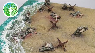 Making an AMAZING DDay diorama  28mm WW2 [upl. by Alol]