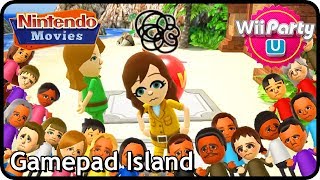 Wii Party U Gamepad Island  Party Mode 4 Players [upl. by Bounds]