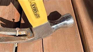 How to remove nails and reuse deck boards [upl. by Lanaj824]