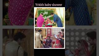 naira Abhira ka baby shower yrkkh actor youtubeshorts ♥️🤩❤️🥰 [upl. by Guntar]