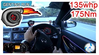 不好意思各位，Perodua Bezza 13L Bolt On Turbo 上不到山顶  Malaysia POV Genting Run 冲上云霄 CC Subtitle [upl. by Haseena815]