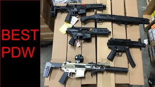 Whats Best Honey Badger vs Sig Rattler vs HampK MP5 vs Tac13 vs Daniel Defense DDM4 PDW [upl. by Acalia]