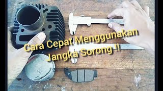 Cara Cepat Mengukur Dengan Jangka Sorong [upl. by Nnaasil54]