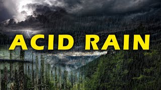 Acid Rain  Definition  Causes  Effects  Precautions [upl. by Siblee]