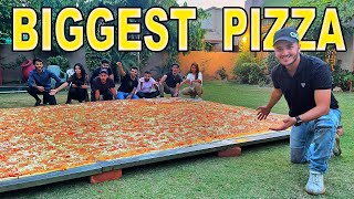 WE MADE BIGGEST PIZZA IN PAKISTAN FOR EID [upl. by Enegue]