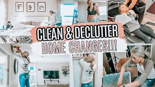 CLEAN amp DECLUTTER 2020  HOME CHANGES  GETTING IT ALL DONE [upl. by Eelac41]