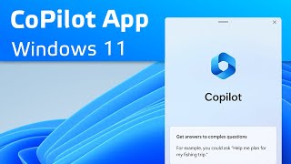 windows11 Copilot App  Tosnosh Tech [upl. by Nelleeus]