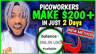 How to Work From Home on Picoworkers with Picoworkers Review [upl. by Arihsay]