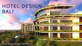 Contemporary Hotel Design Curved Facade Big Ocean Views by Space Line Design Architects [upl. by Meggie]