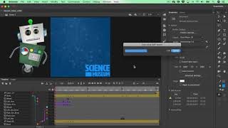 Adobe Animate How to export to video animation into a MP4 video file [upl. by Cormac]