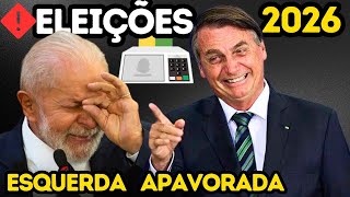 PESQUISA PRESIDENCIAL 2026 A ESQUERDA FICOU APAVORADA [upl. by Adnek]