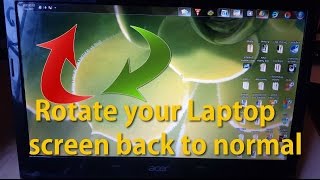 Rotate your Laptop screen back to normal [upl. by Elery]